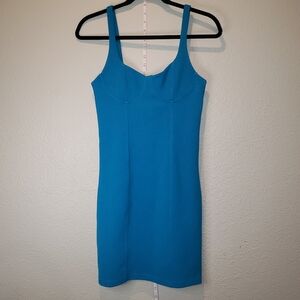 Zara Aqua Mini Dress